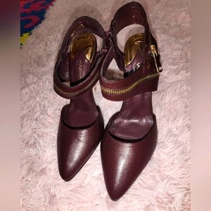 Burgundy Andrea Heels!